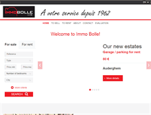 Tablet Screenshot of immobolle.be